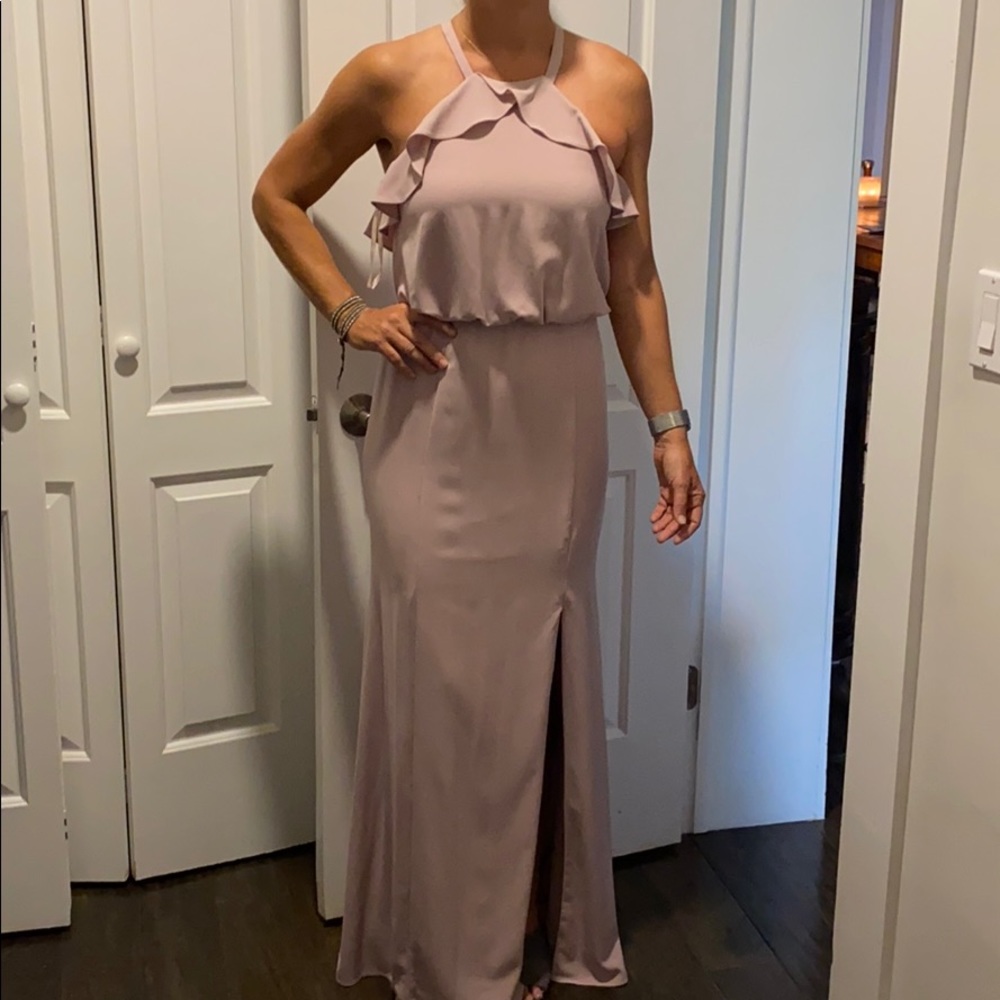 Semi formal blush gown